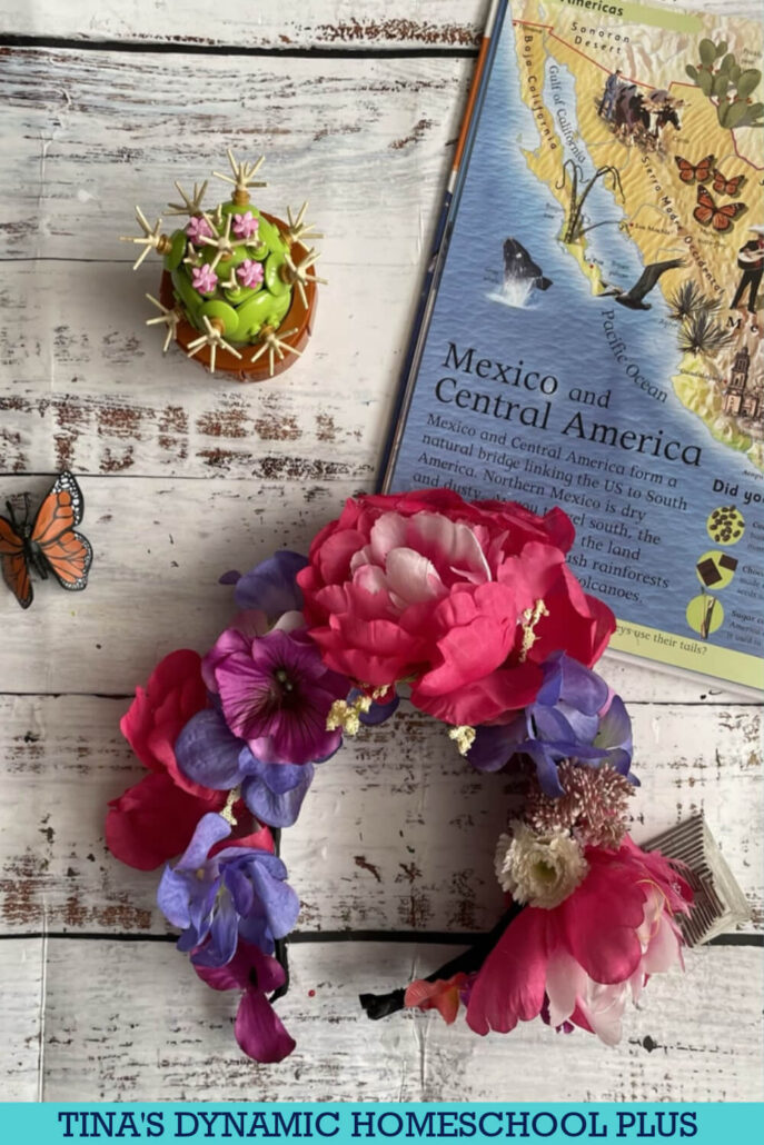 Mexico Unit Study and Make a Fun Easy Floral Headband