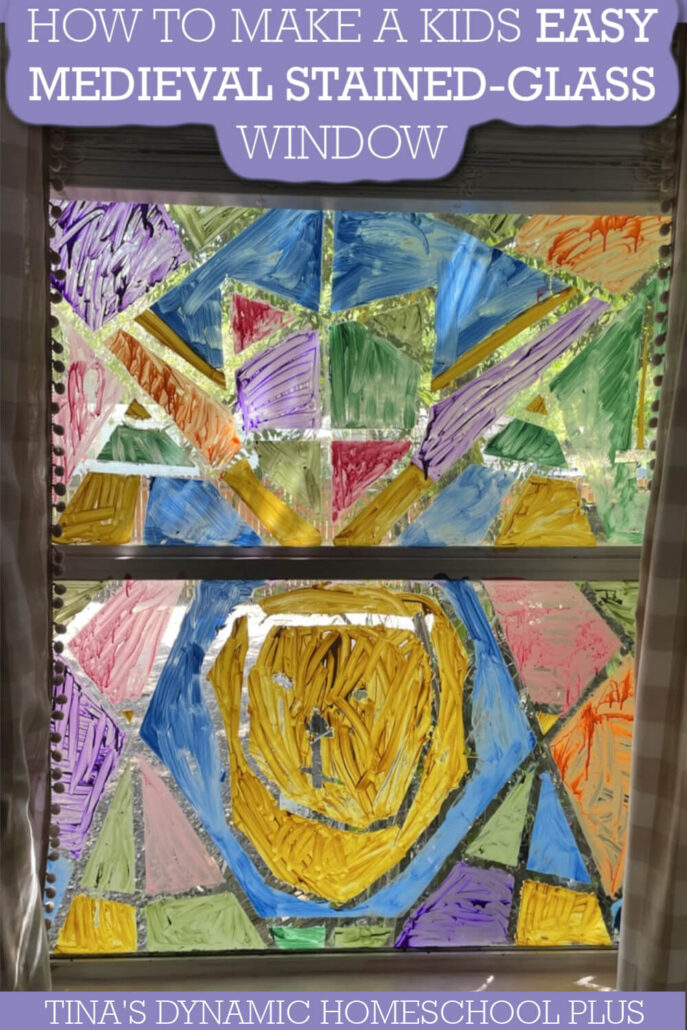 How To Make A Kids Easy Medieval Stained Glass Window