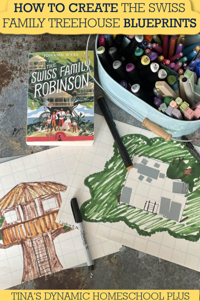 How to Create Swiss Family Treehouse Blueprints With Kids