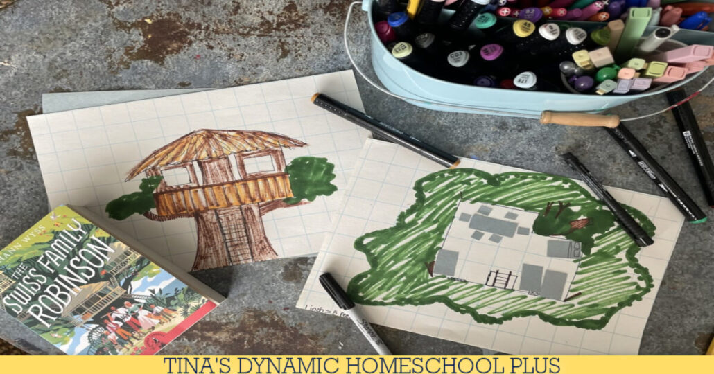 How to Create Swiss Family Treehouse Blueprints With Kids