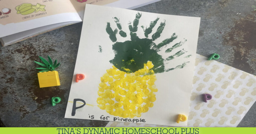 P Is For Pineapple Craft | How To Make A Fun Handprint Pineapple