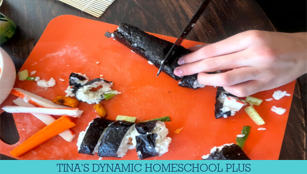 Simple Homemade Sushi: Hands on Japan Activity for Kids