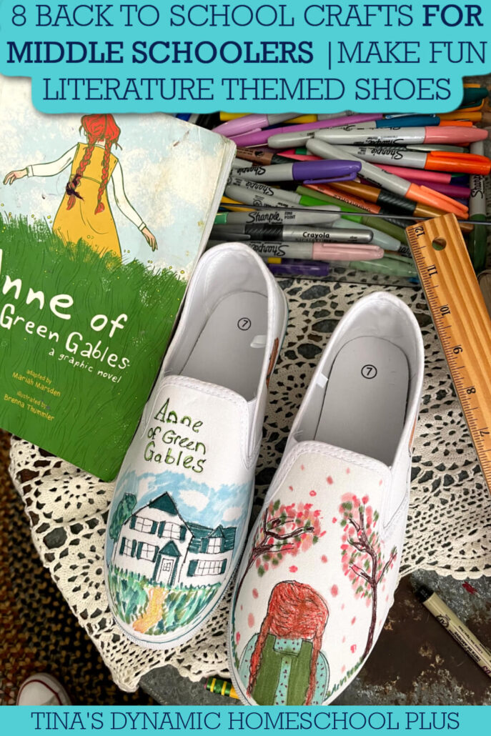 8 Back To School Crafts For Middle Schoolers | How To Make Fun Literature Themed Shoes