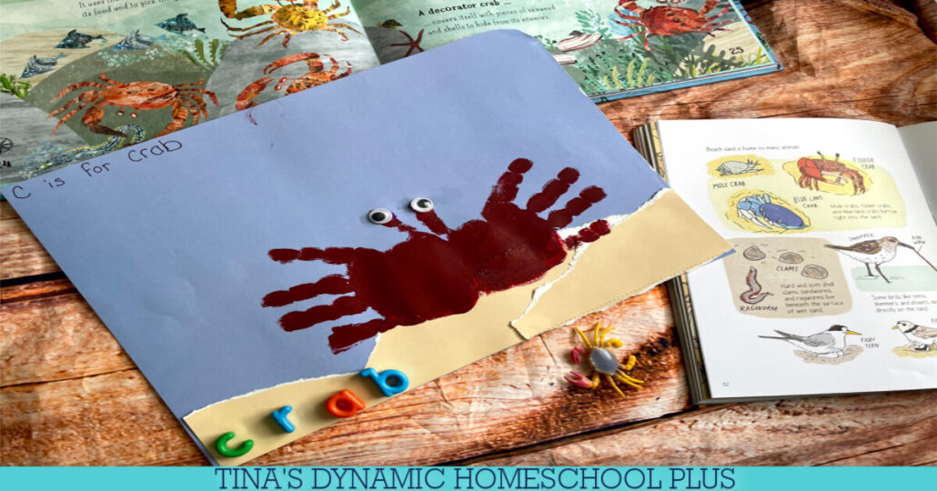 Quick And Inexpensive Letter C Handprint Craft - Crafty Crab Fun