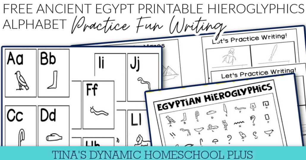 Discover The Secrets Of Ancient Egypt: Free Printable Hieroglyphics Alphabet