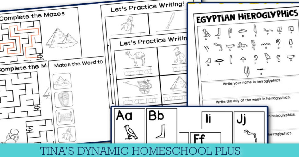 Discover The Secrets Of Ancient Egypt: Free Printable Hieroglyphics Alphabet