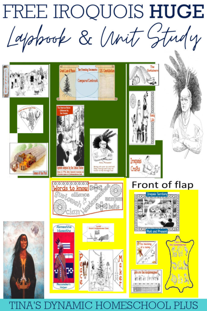 Free Iroquois Lapbook and Hands-on Unit Study for Kids