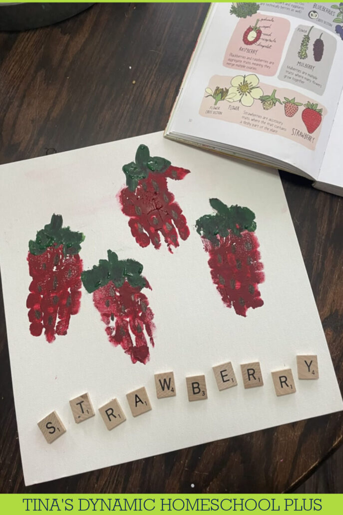 How To Create A Sweet Strawberry Letter S Handprint Craft