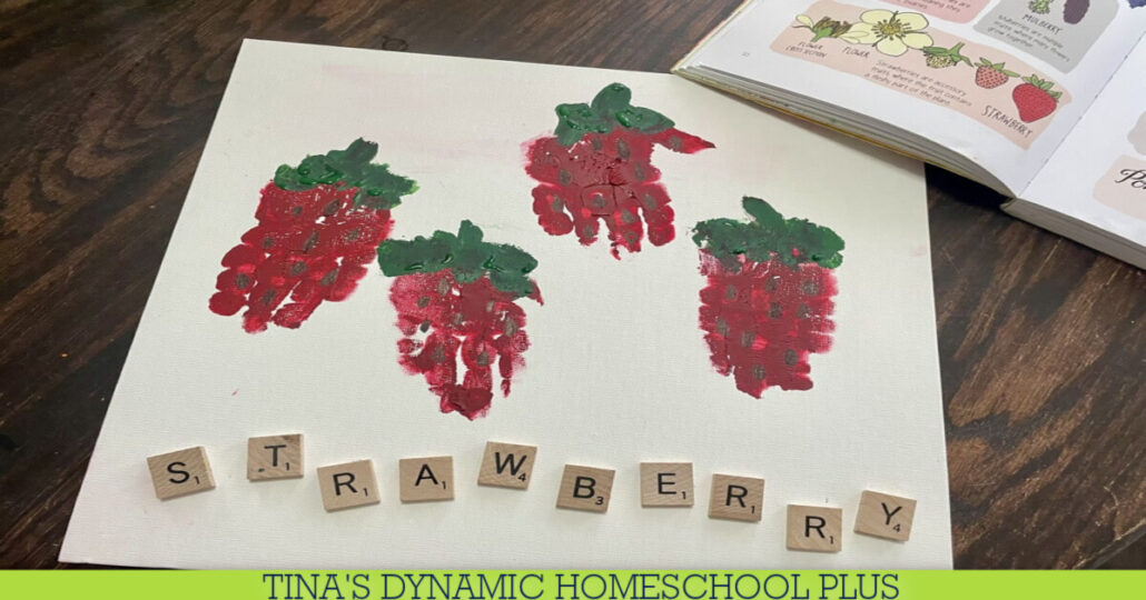 How To Create A Sweet Strawberry Letter S Handprint Craft