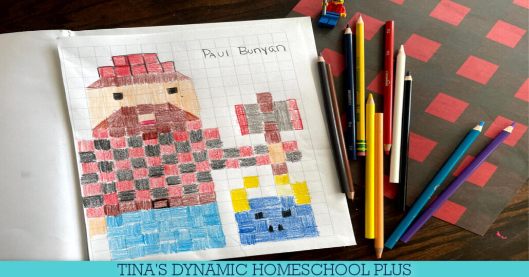 How to Create a Minecraft-Like Paul Bunyan Craft With Graph Paper