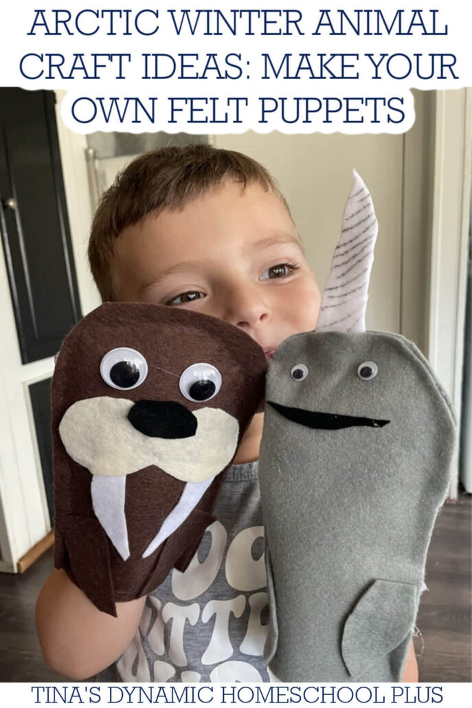 Arctic Winter Animal Craft Ideas: Make Your Own Felt Puppets