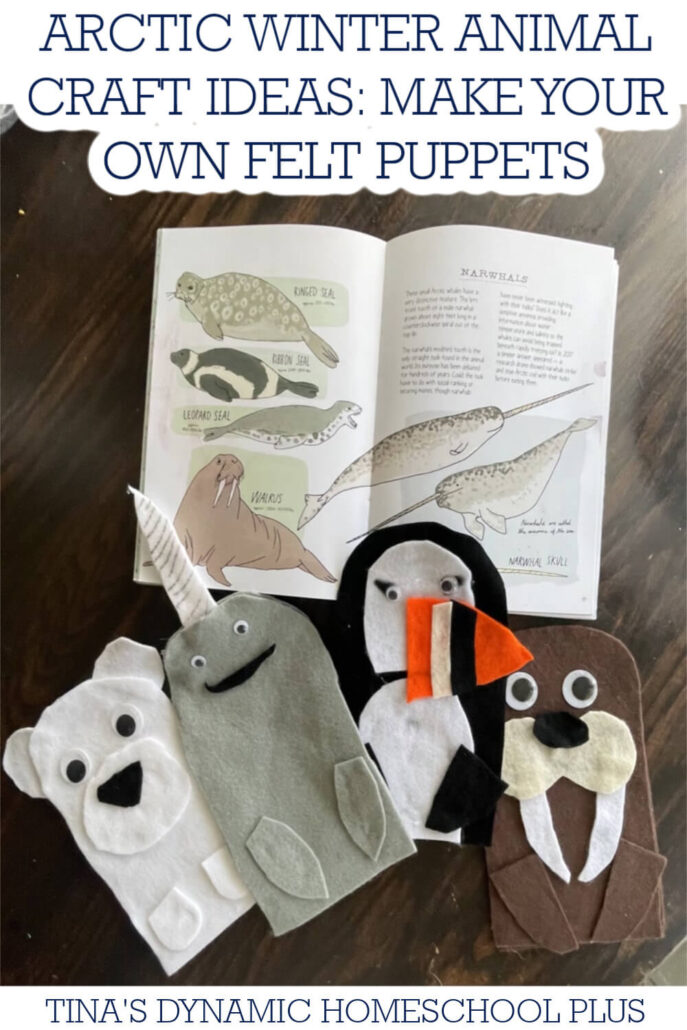 Arctic Winter Animal Craft Ideas: Make Your Own Felt Puppets