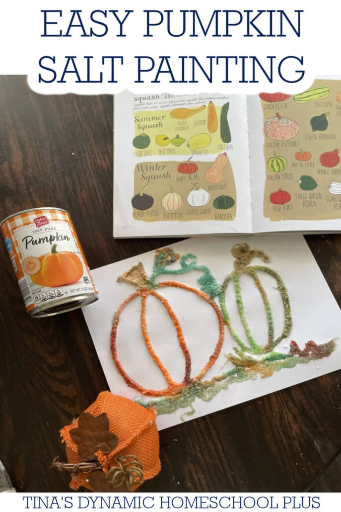 Easy Pumpkin Salt Painting: A Creative Fall Activity For All Ages