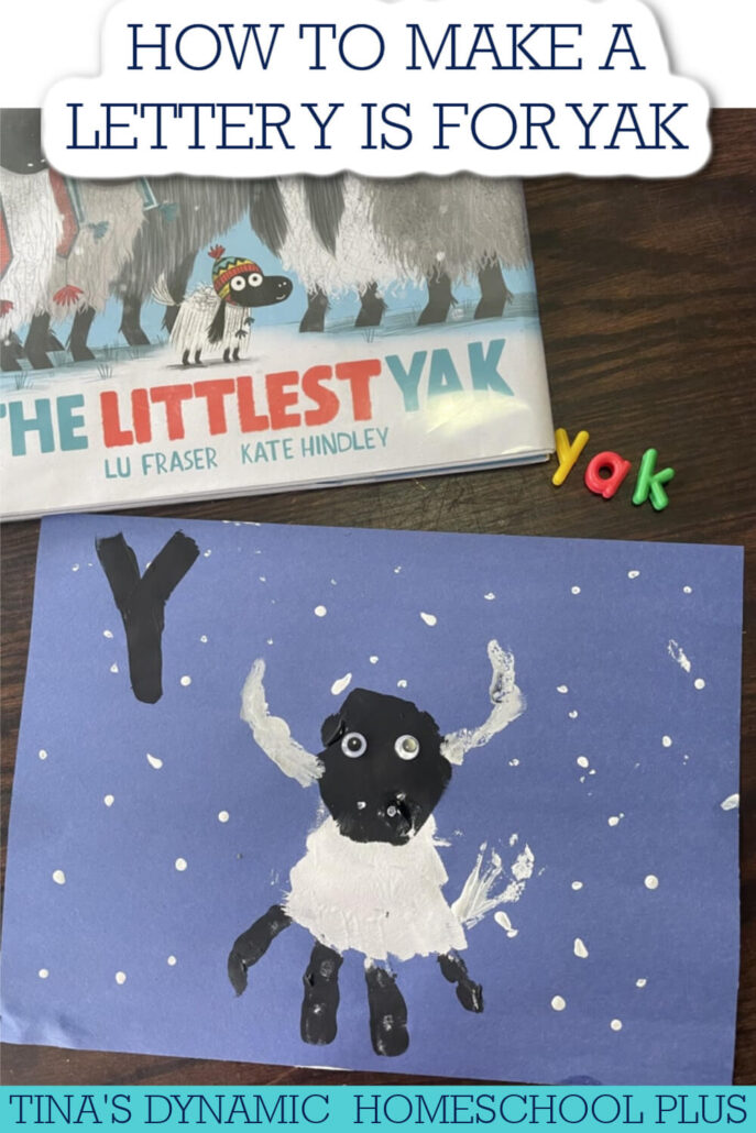 How To Make A Letter Y Handprint Craft Featuring A Yak