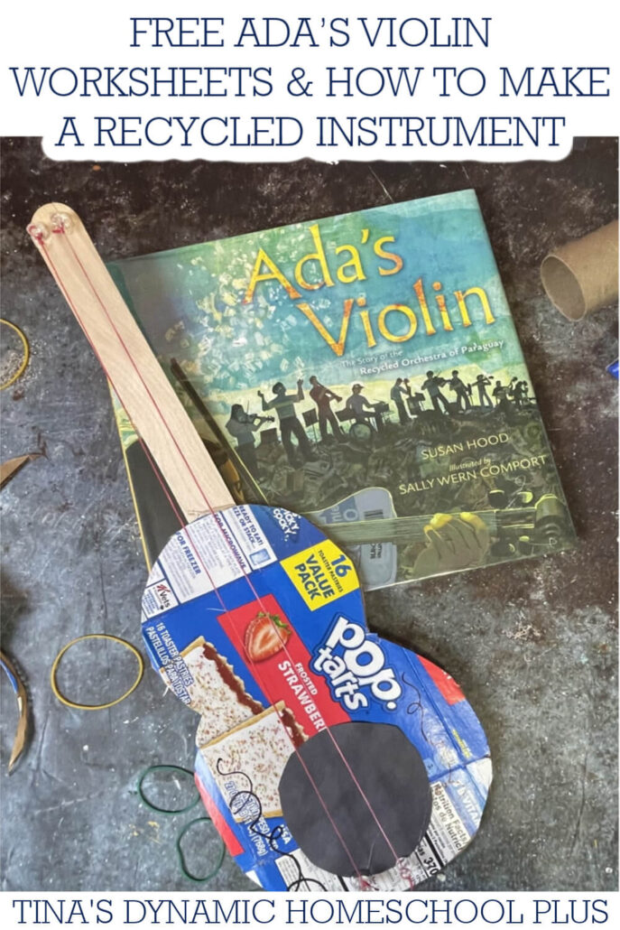 Free Ada's Violin Worksheets And How To Make A Recycled Instrument