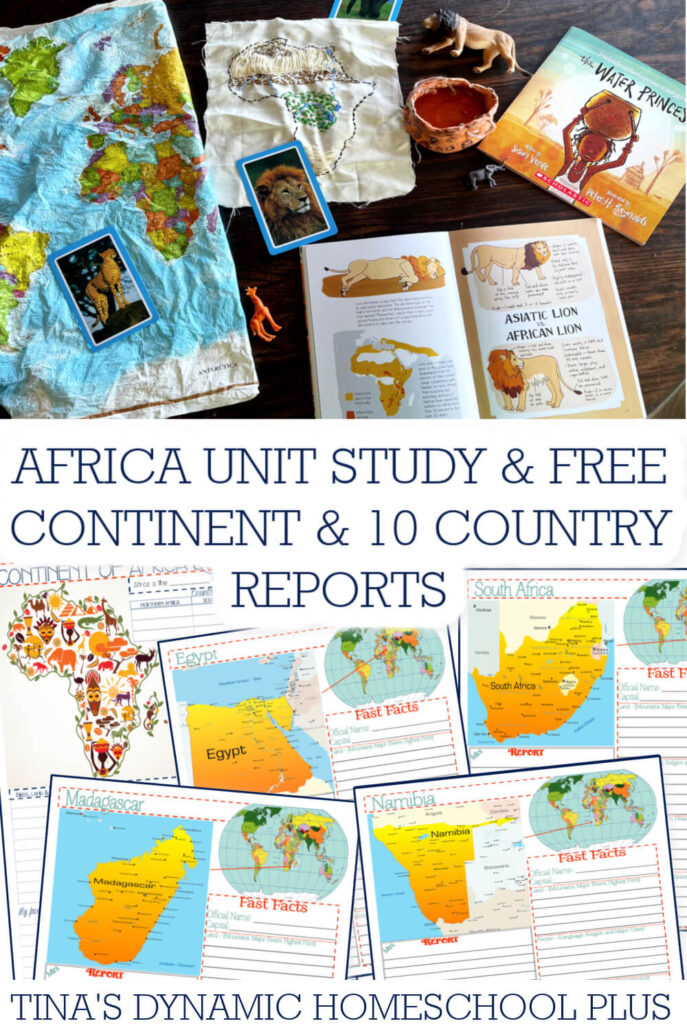 Free Africa Unit Study for Kids Who Love Hands-on Learning | Free Continent & Country Reports