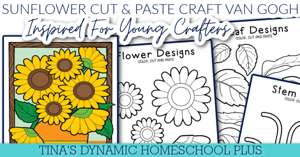 How To Make Sunflower Craft Like Van Gogh For Young Crafters