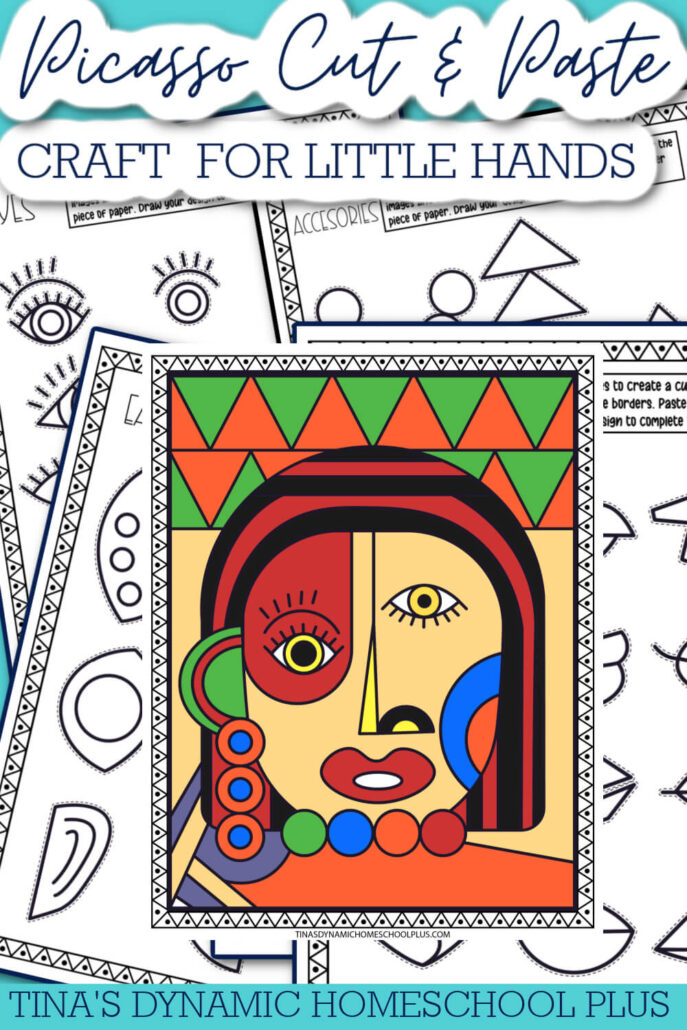 Colorful Picasso Craft Ideas To Make: Free Printable for Little Hands