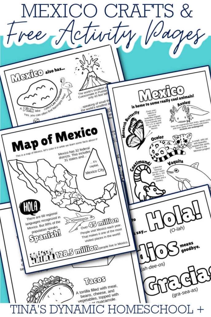 5 Mexico Crafts For Preschoolers And Free Activity Pages