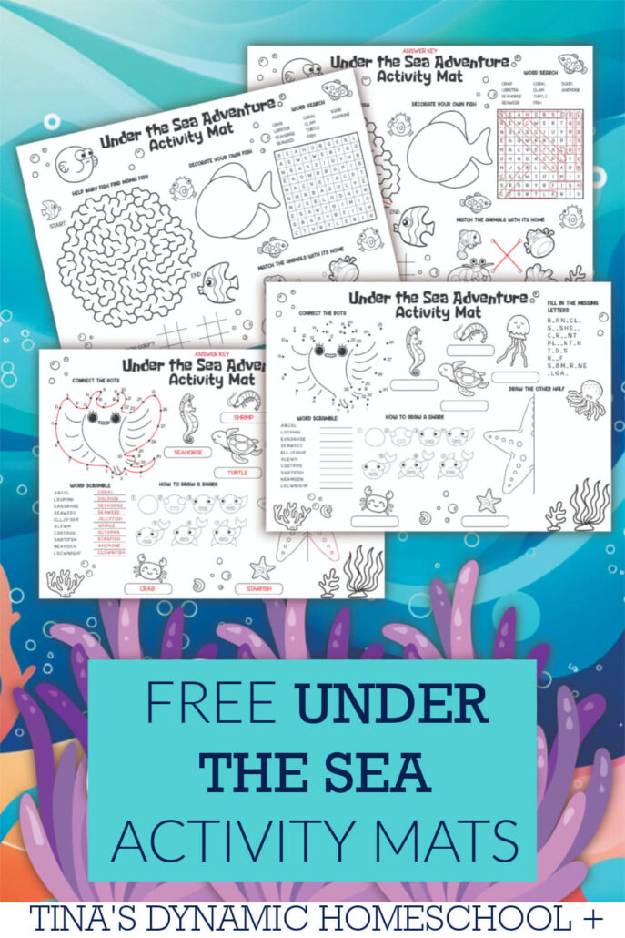 Free Under the Sea Worksheets : Dive into the Ocean's Wonders