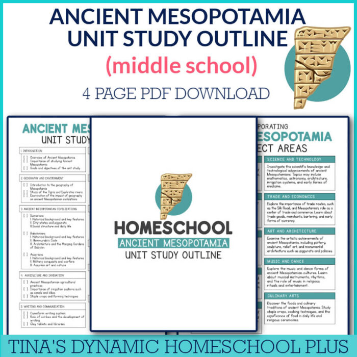 Learning Made Easy: Ancient Mesopotamia Unit Study Outline