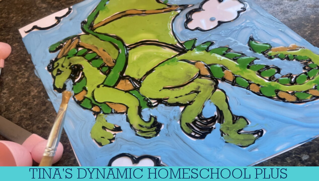 Color Your World: Fun and Easy Dragon Stained Glass Project