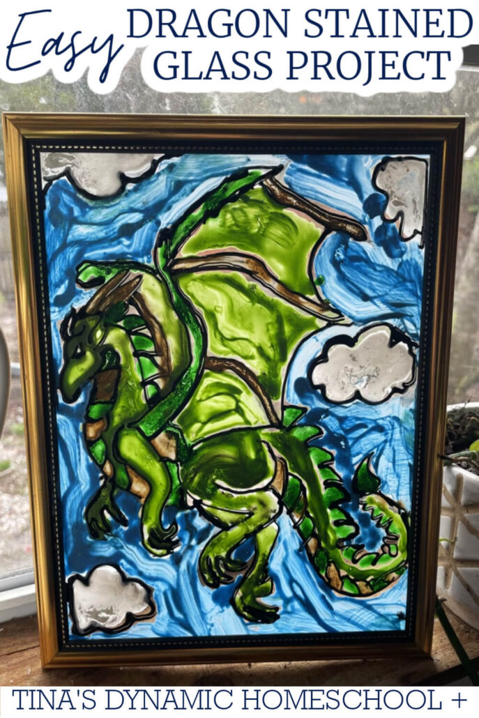 Color Your World: Fun and Easy Dragon Stained Glass Project