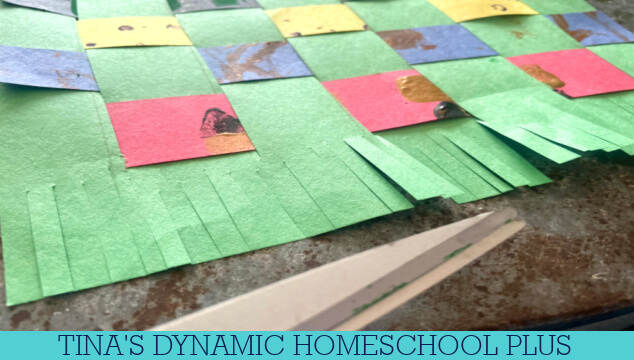 How To Make A Kente Cloth to Pair With 3rd Grade History Homeschool Curriculum