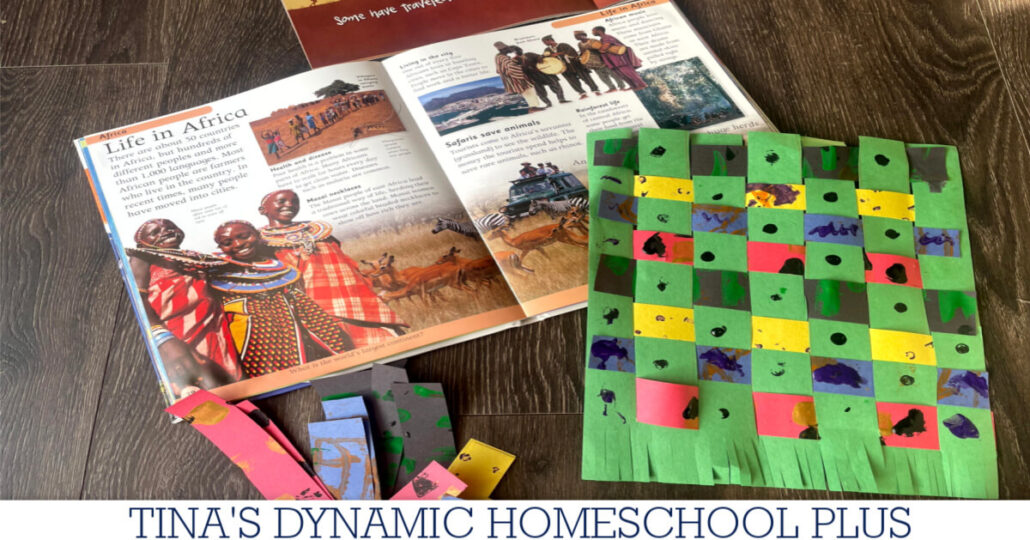 How To Make A Kente Cloth to Pair With 3rd Grade History Homeschool Curriculum