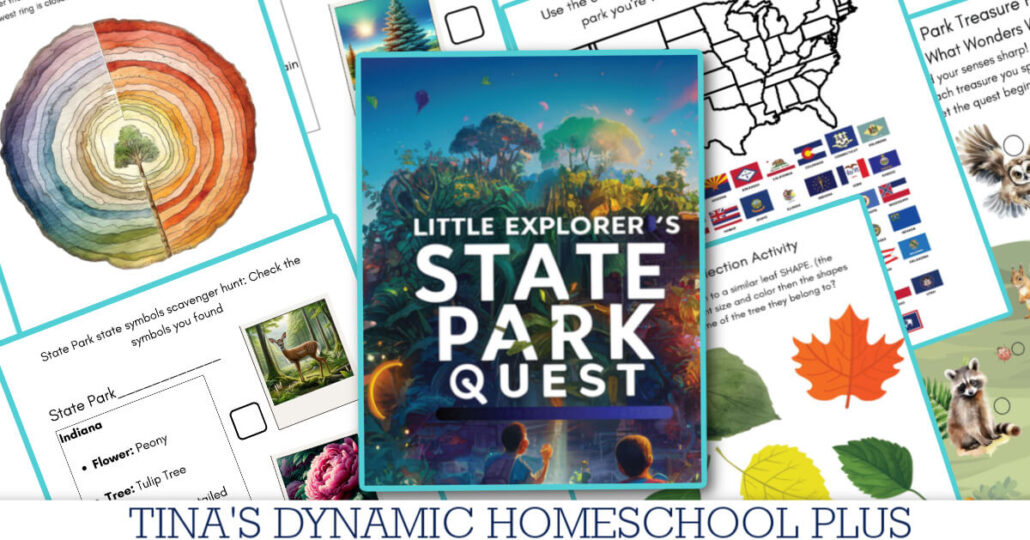 How To Make Geography For Children Fun: Free 50 States Park Quest