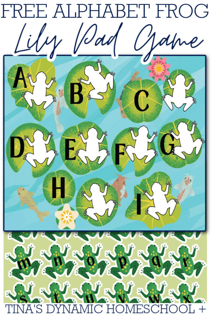 Jumpstart Learning with the Free Alphabet Frog Lily Pad Game