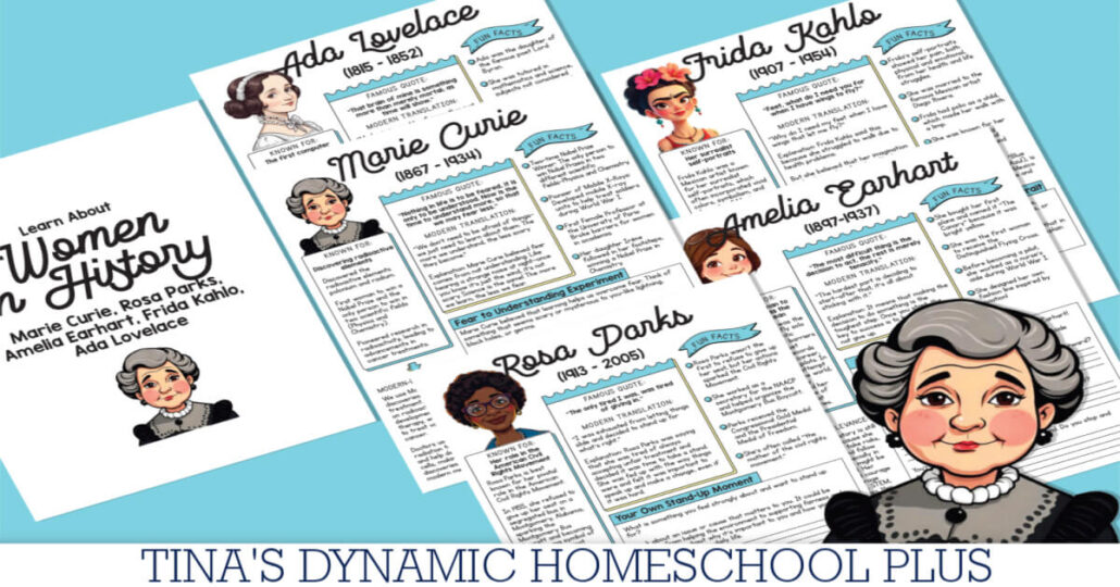 Free History Worksheets on Women Who Changed the World