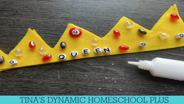 How to Make a Queens Crown | Letter Q Crafts for Preschoolers