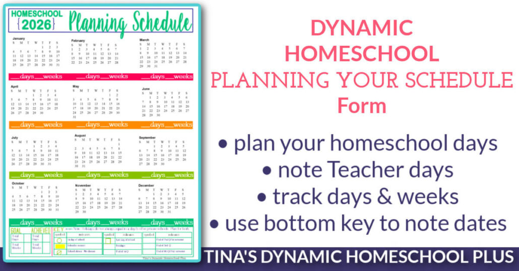 School Year 2026 Printable Calendar Free Form