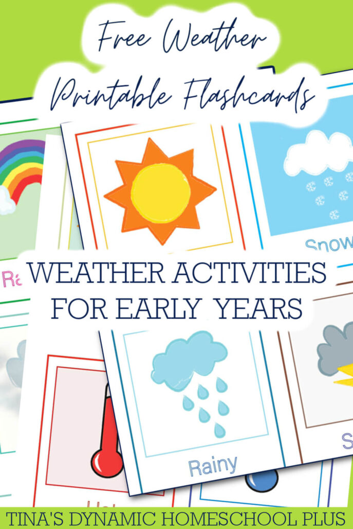 Weather Activities For Early Years and Free Printable Flashcards