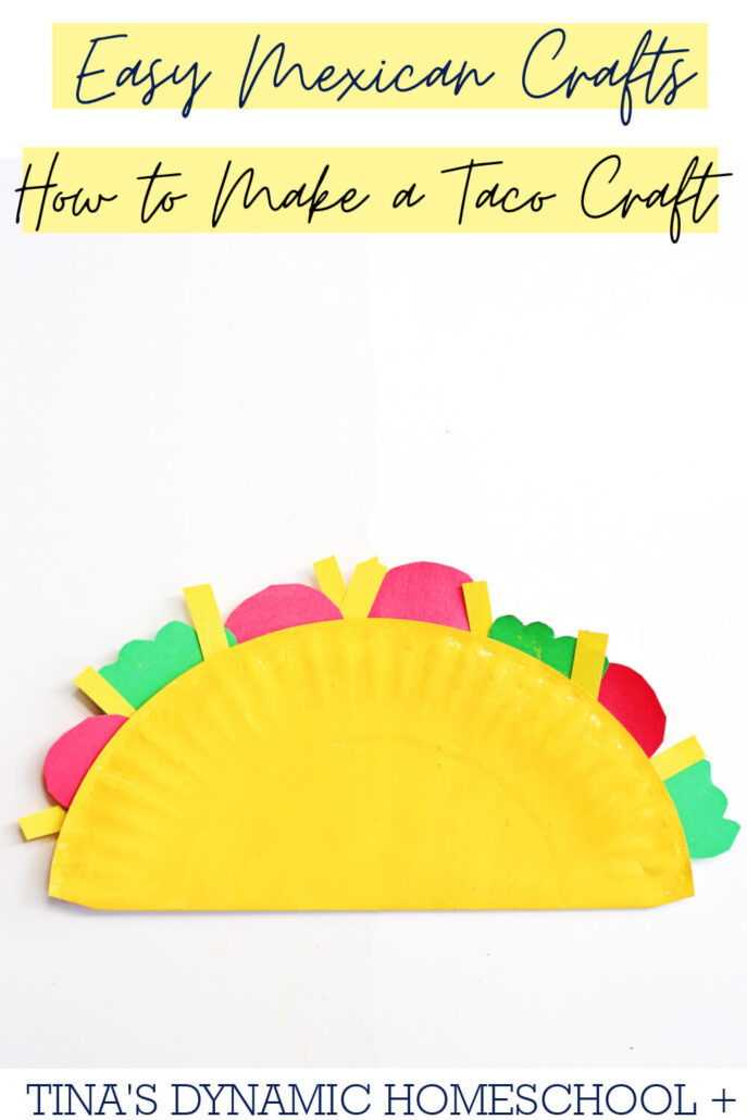 Easy Mexican Crafts: How to Make a Taco Craft