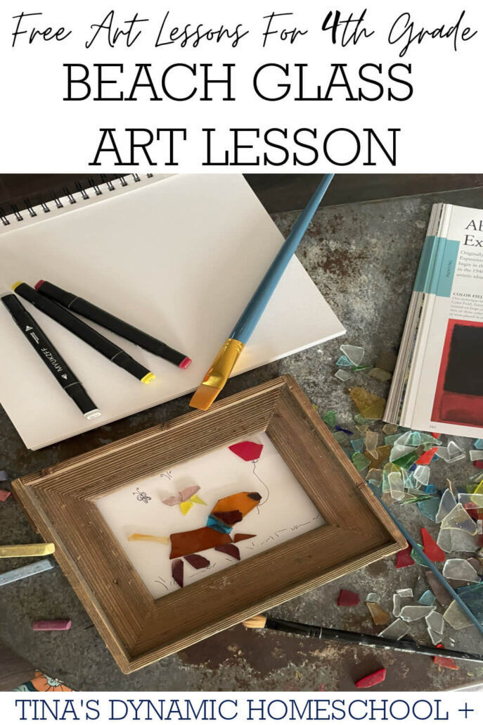Free Art Lessons For 4th Grade & How To Make Easy Beach Glass Art