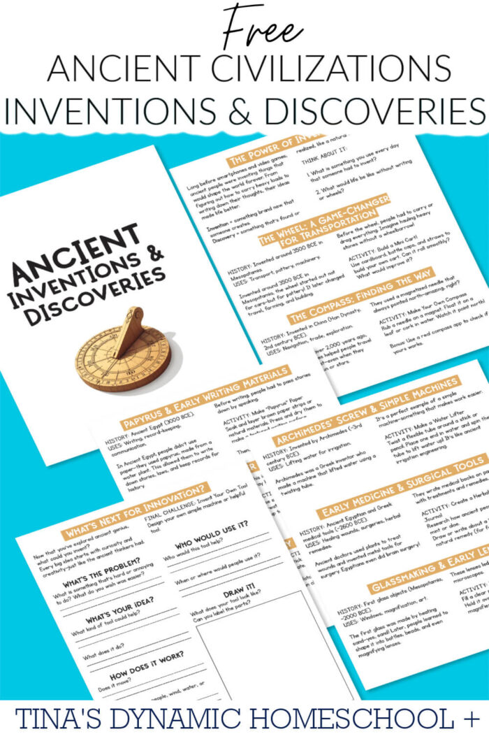 Free Simple List Of Ancient Civilizations | Their Inventions And ...