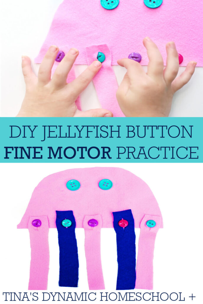 Easy Preschool Jellyfish Button Practice Activity Your Kids Will Love