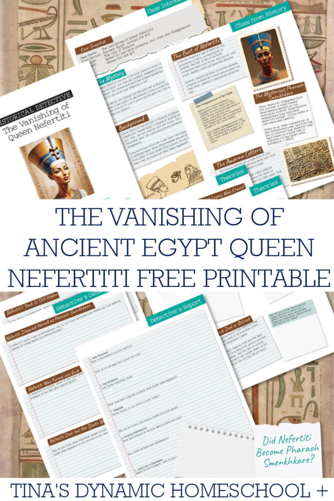 The Vanishing Of Queen Nefertiti Free Ancient Egypt Printable