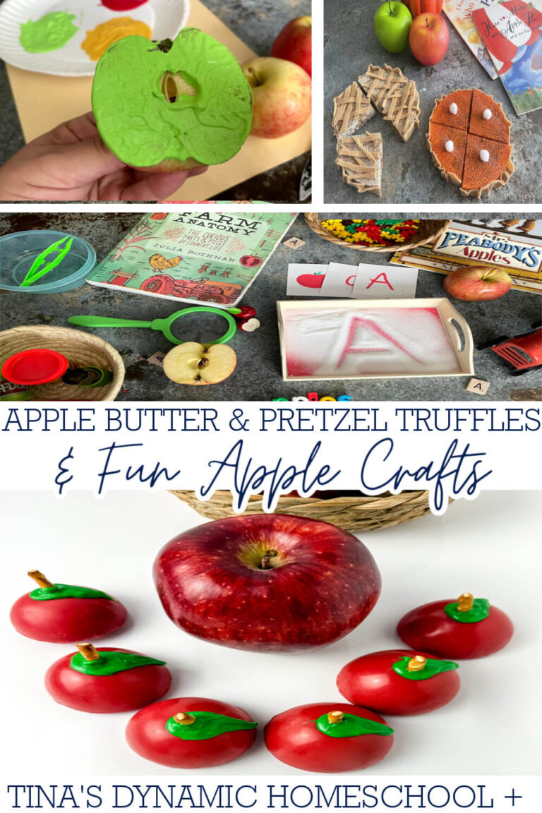 Fun Apple Crafts And How To Make Apple Butter & Pretzel Truffles