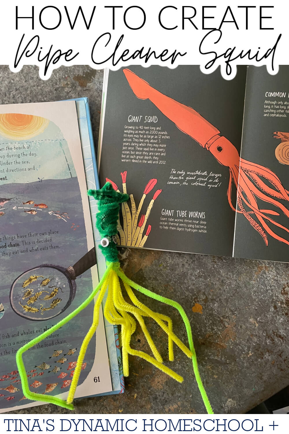 How to Create An Adorable Pipe Cleaner Squid Craft