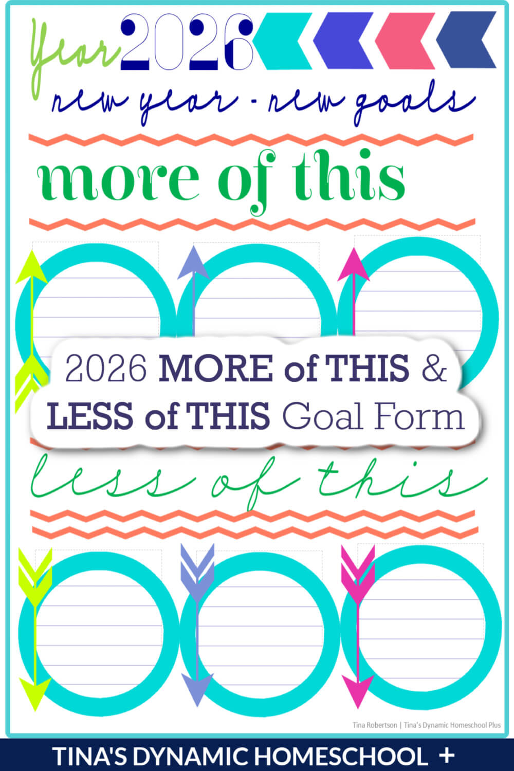 2026 New Year Homeschool Goals FREE Printable (Get it Together Girl)