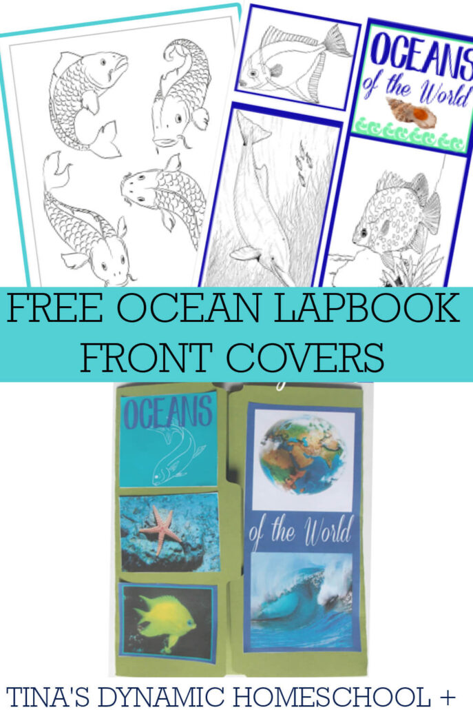 Free Ocean Unit Study Lapbook Covers