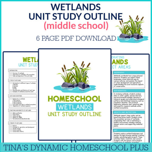 Learning Made Easy: Wetlands Unit Study Outline
