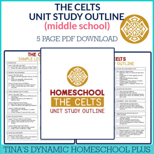 Learning Made Easy: Celts Unit Study Outline