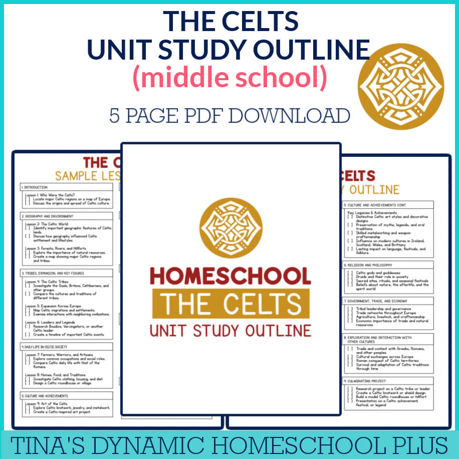 Learning Made Easy: Celts Unit Study Outline
